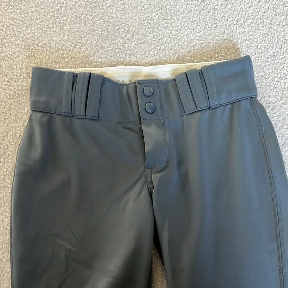 CHAMPRO Girls Gray Softball Pants, Size Large - Picture 2 of 7
